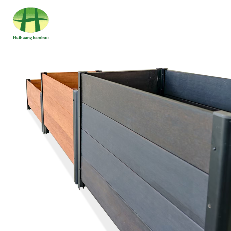 Açık hava koşullarına dayanıklı bambu ekici kompozit ahşap ekici kutusu