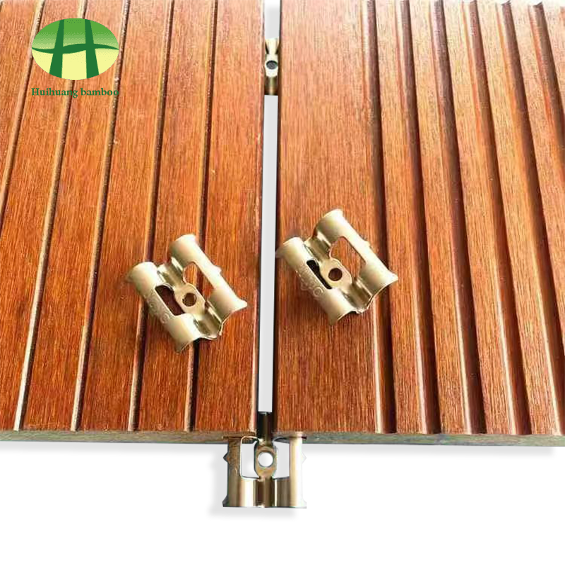 Bağlantı elemanı ekleme ağır bambu döşeme