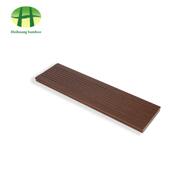 Kahve rengi bambu döşeme