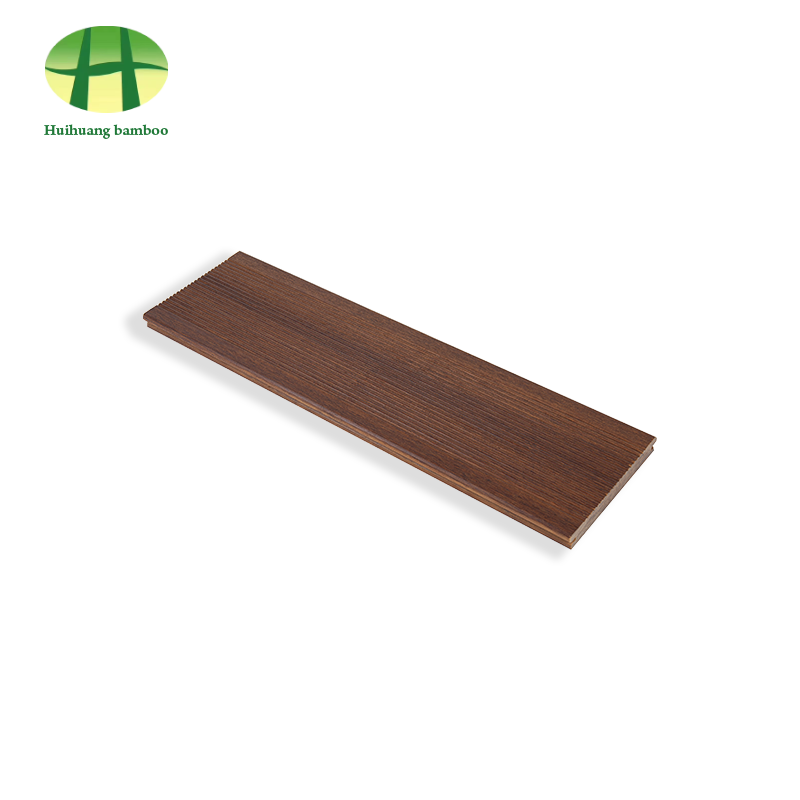 Kahve rengi bambu döşeme